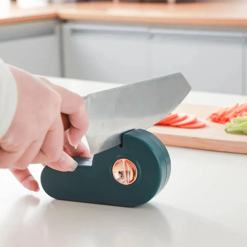 Multi-Function Rotating Manual Knife Sharpener