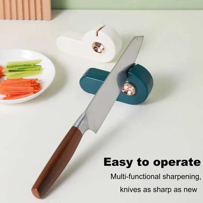 Multi-Function Rotating Manual Knife Sharpener