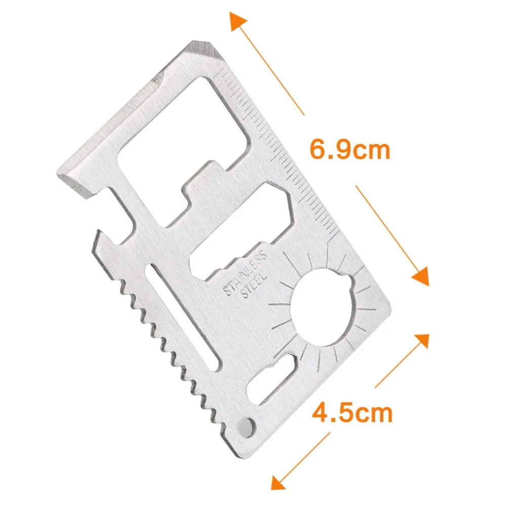 Multi function Stainless Steel Survival Pocket Tool