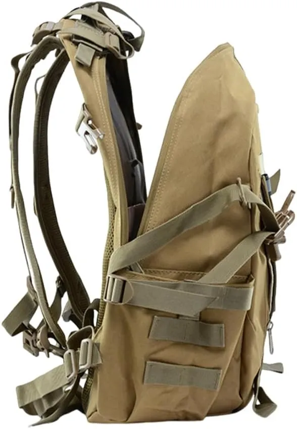 Multi-functional Lightweight Outdoor Backpack for Hiking Camping Cycling Oxford Cloth 40L Tactical Backpack (CP)