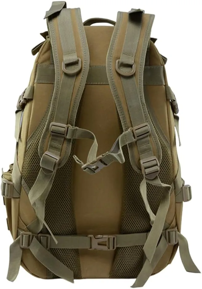 Multi-functional Lightweight Outdoor Backpack for Hiking Camping Cycling Oxford Cloth 40L Tactical Backpack (CP)