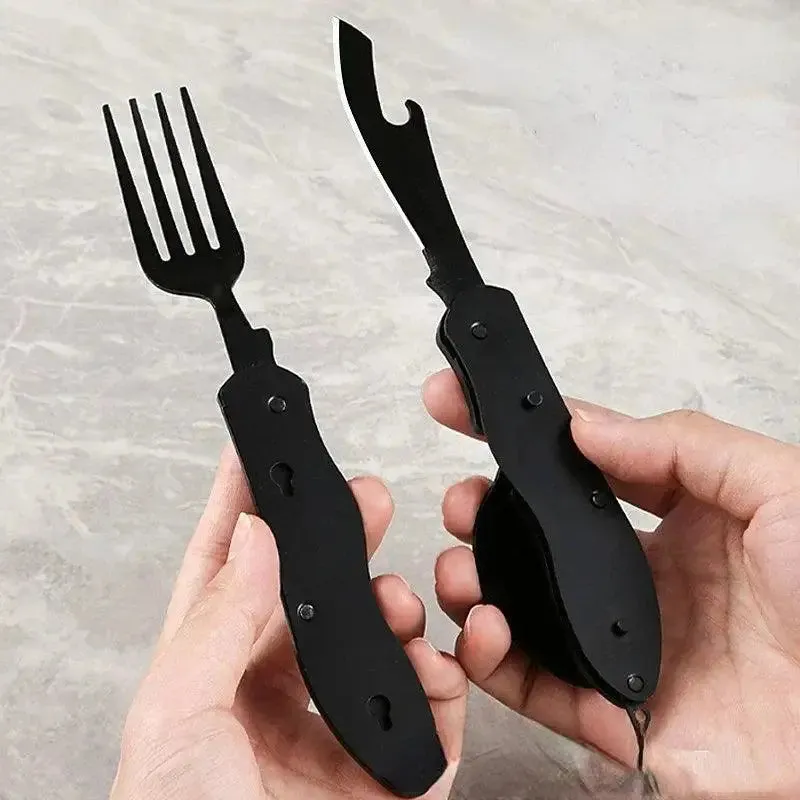 Multi-Tool Stainless Steel Cutlery Set