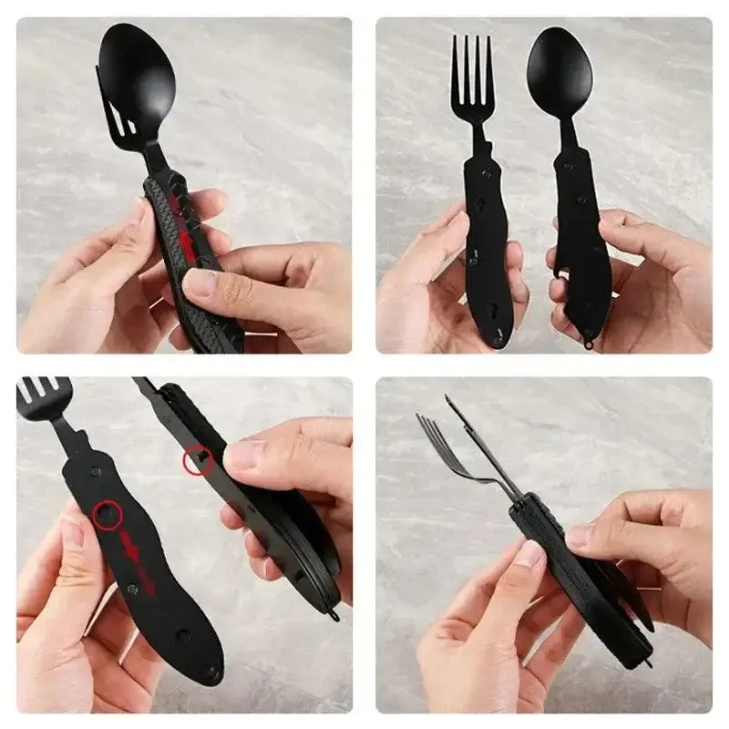 Multi-Tool Stainless Steel Cutlery Set