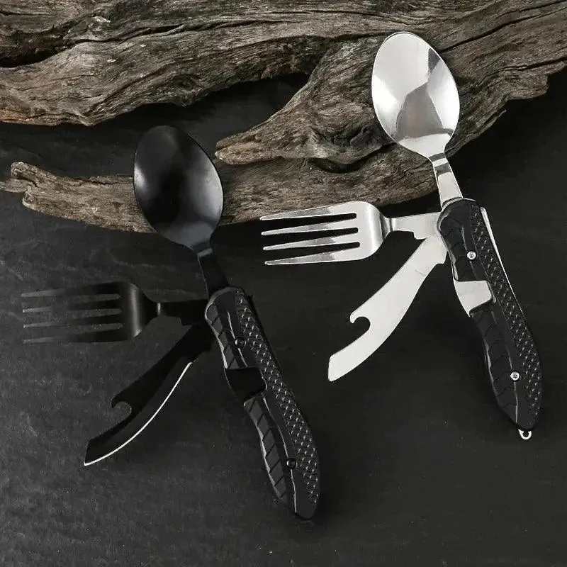 Multi-Tool Stainless Steel Cutlery Set