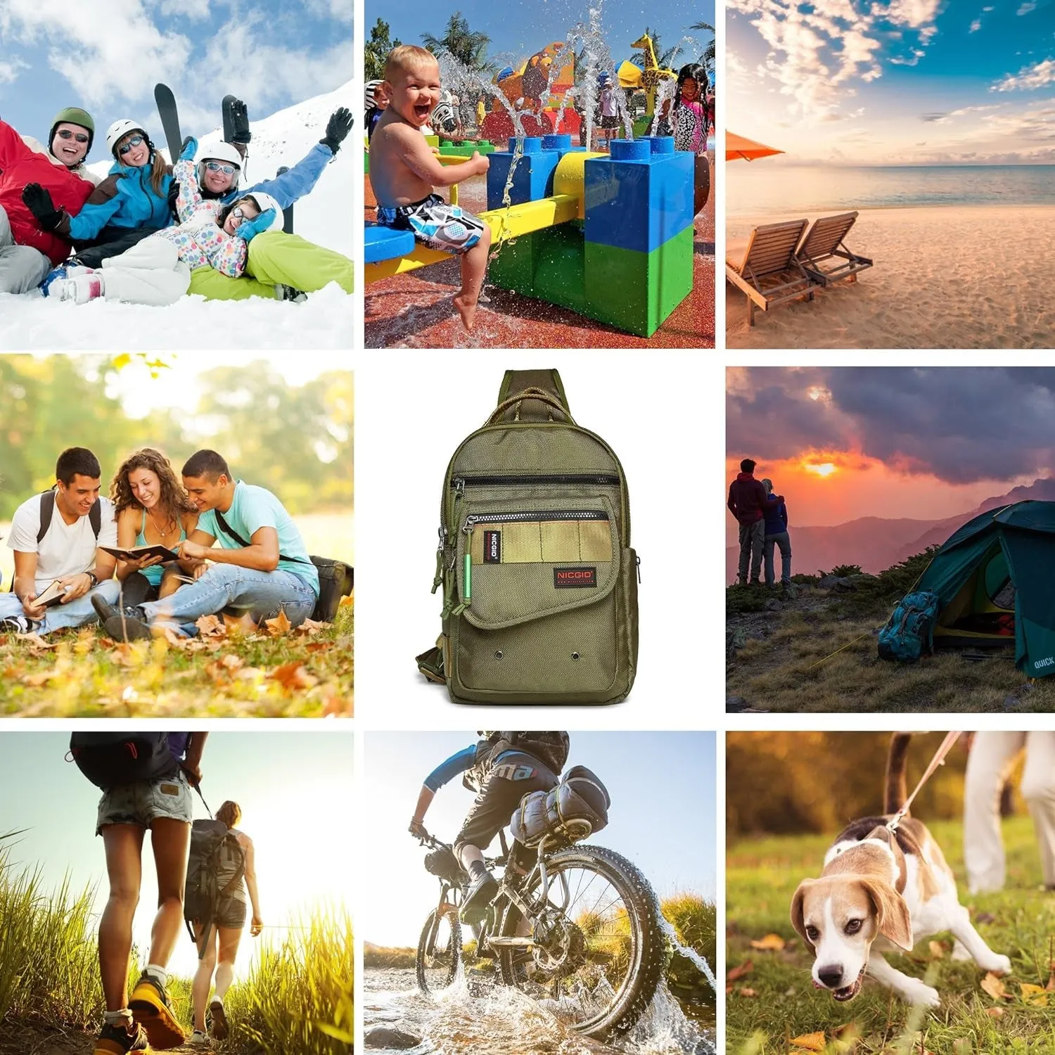 Multipurpose Chest & Shoulder Sling Backpack