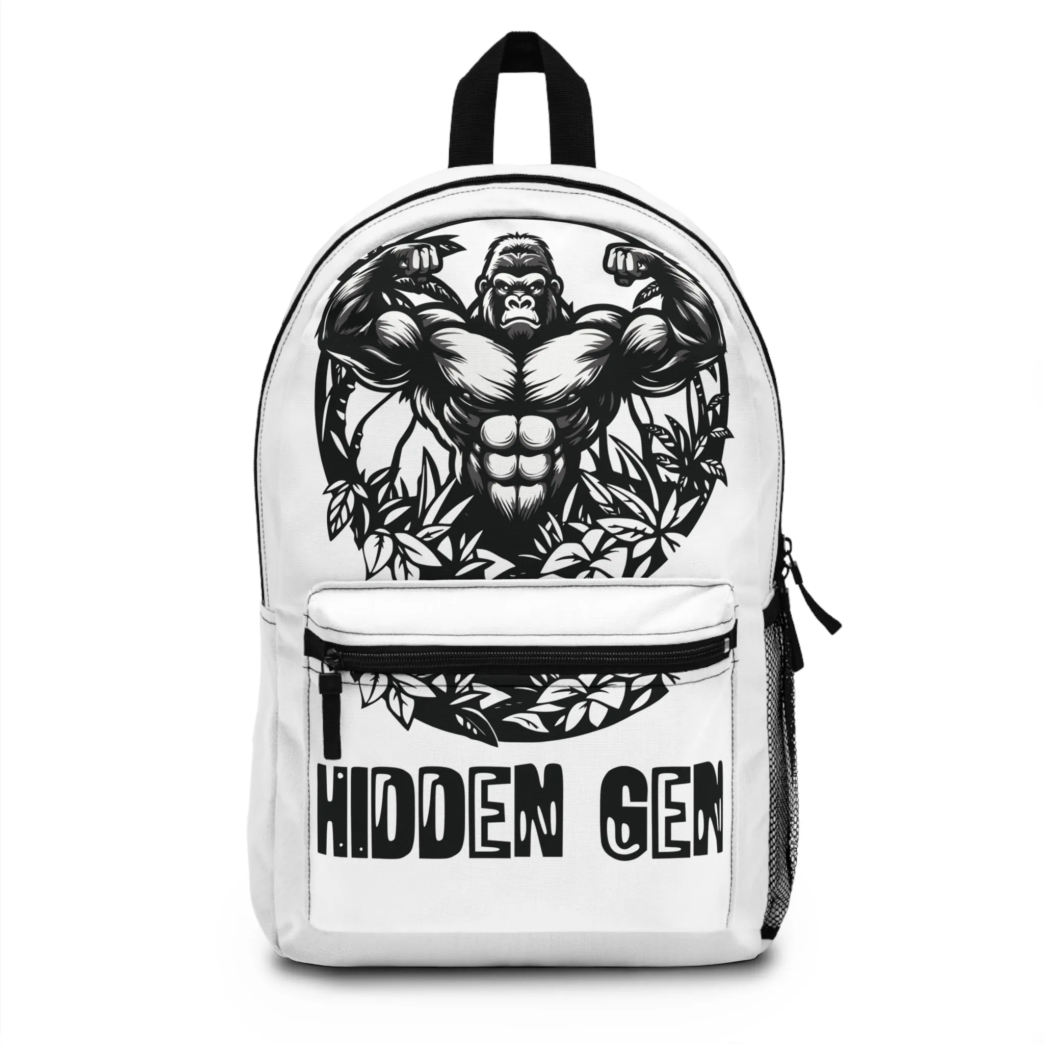Muscle Flex Gorilla Backpack - Hidden Gem Design for Gym Lovers