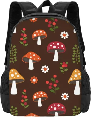 Mushroom Lightweight Packable Backpack Travel Casual Large Capacity Daypack Foldable Backpack For Men Women