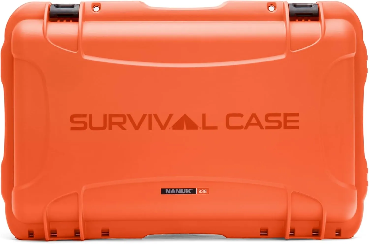 NANUK 938 Survival Gear Storage Case w/Wheels-for Preppers, Survivalist, First Aid and Emergencies - Waterproof, Dustproof, and Impact Resistant-Empty (Orange)