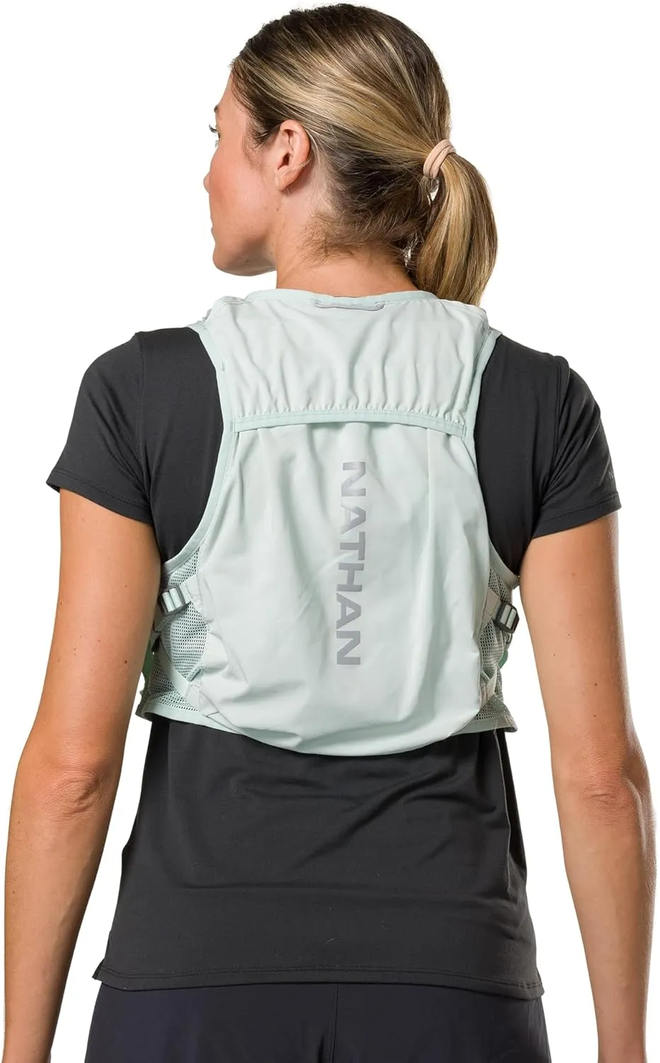 Nathan Women's Hydration Vest - Lightweight Mesh, Breathable, 2x14oz Flasks, 2L Bladder, Reflective Vest, Pinnacle Breeze
