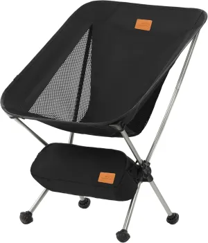 Naturehike YL08 Ultralight Camping Chair, 2.12 LBS Portable Backpacking Chair with Storage Bag & Anti-Sinking Feet, Lightweight Compact Collapsible Camp Chair