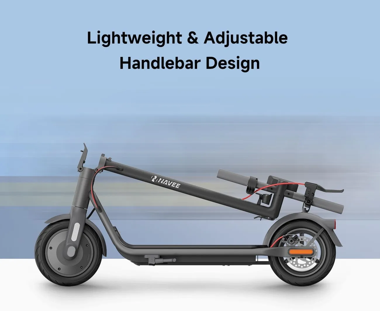 NAVEE Electric Scooter, Max 20/19 MPH & 40/31/25/15.5 Miles, 900W/700W/600W Max Power, 10'' Pneumatic Tire, IP55 Waterproof, Foldable E-Scooter for Adults College Student Scooter Enthusiasts