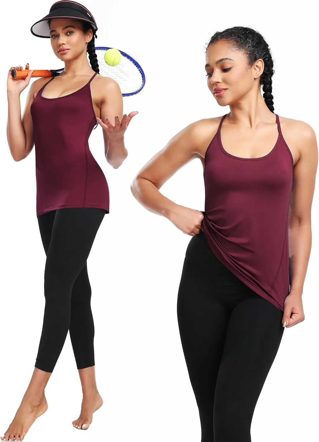 NELEUS Women's Workout Tank Top Racerback Yoga Tanks Athletic Gym Shirts