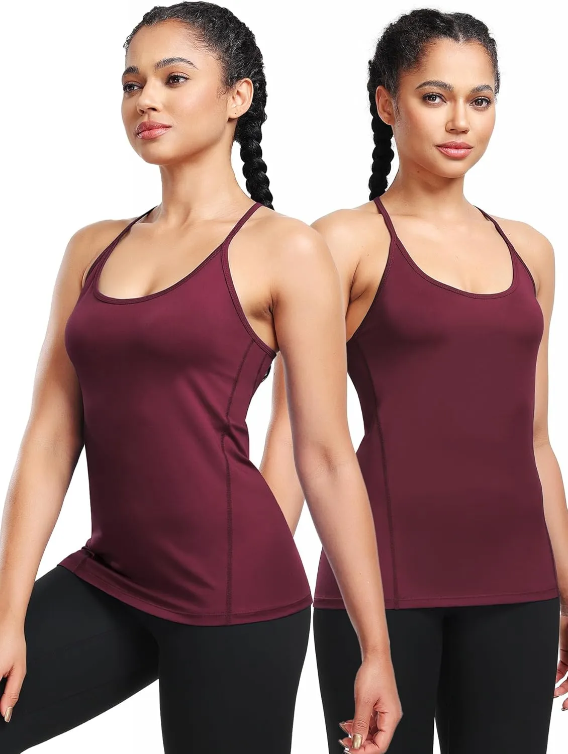 NELEUS Women's Workout Tank Top Racerback Yoga Tanks Athletic Gym Shirts