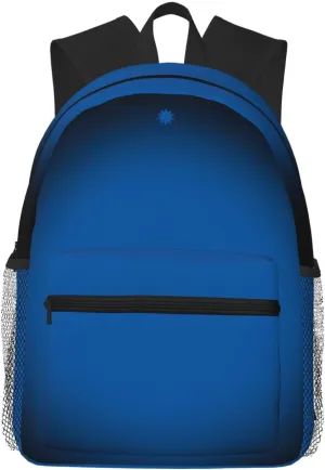 Neon Blue Lightweight Packable Backpack Travel Casual Hiking Daypack Foldable Backpack For Men Women