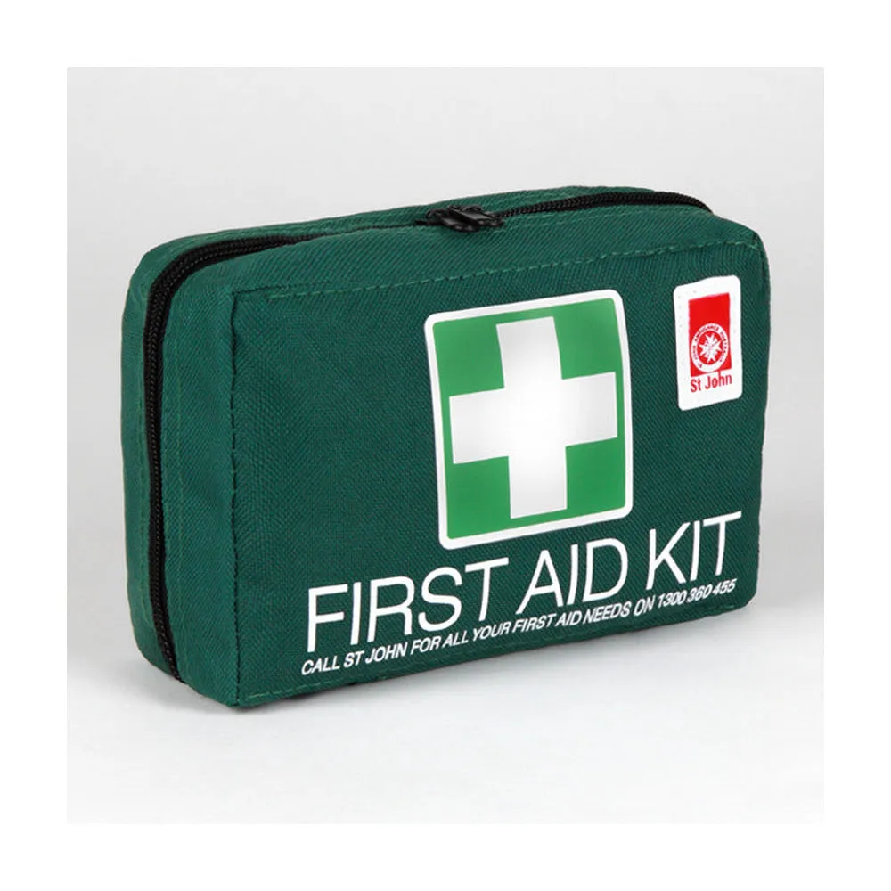 New ST JOHN AMBULANCE Portable First Aid Kit, Durable, Lightweight #640000