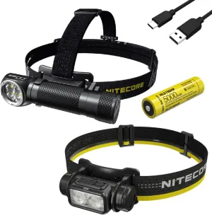 Nitecore HC35 Rechargeable LED Headlamp - 2700 Lumen w/Nitecore NU50 Headlamp 1400 Lumens