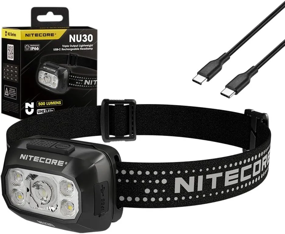 Nitecore NU30 Triple Output Lightweight Outdoor Headlamp