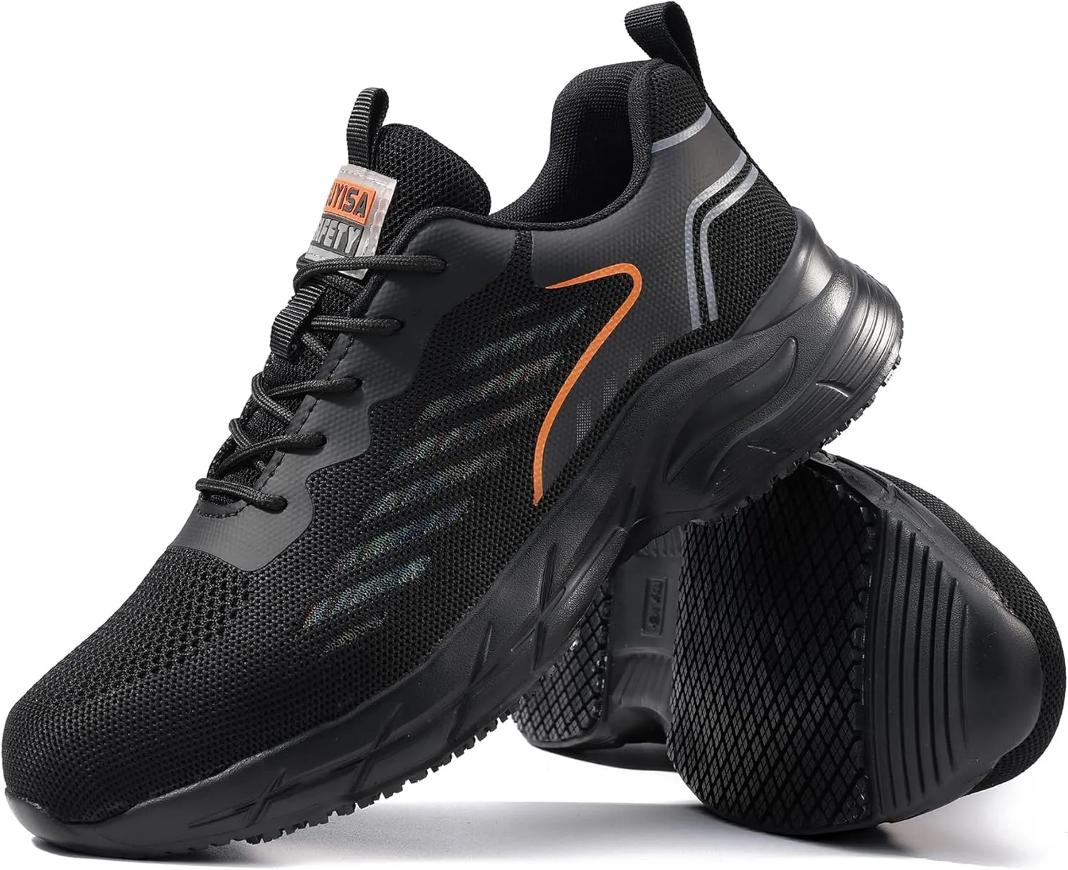 Non Slip Work Shoes for Men Waterproof Breathable Food Service Kitchen Restaurant Chef Walking Sneakers