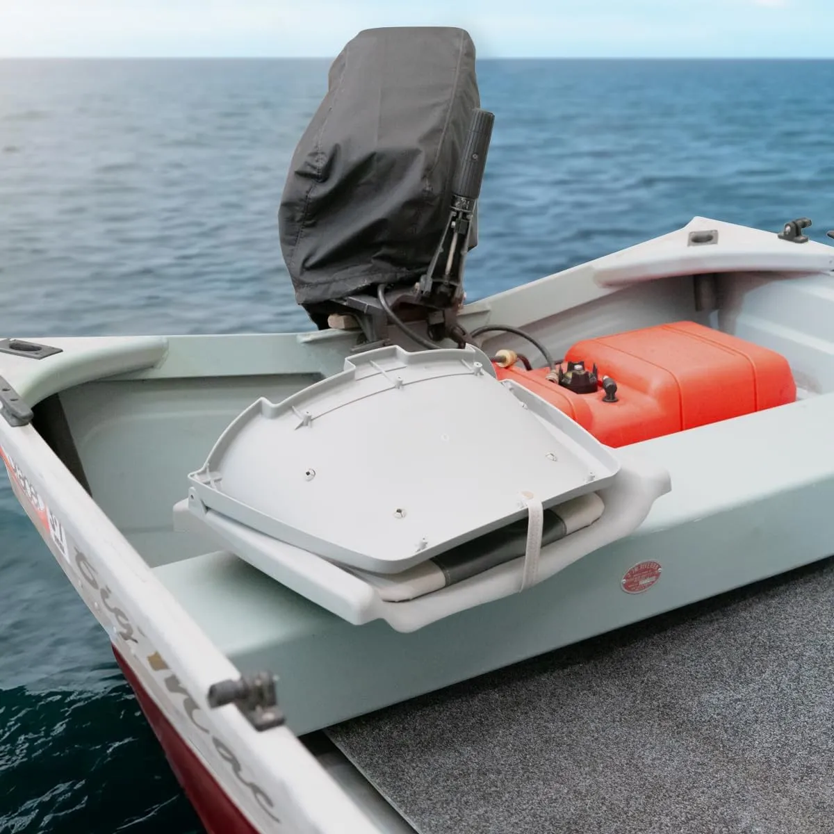Oceansouth Fisherman Folding Boat Seat (Grey/Charcoal) fishing chair all purpose canoe accessories gear boat seats camo seat covers paddle board waterproof padded folding boating swivel jon bench