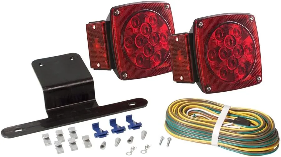 Optronics TLL9RK LED Sealed Trailer Light Kit, Red, One Size