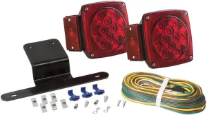 Optronics TLL9RK LED Sealed Trailer Light Kit, Red, One Size