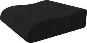 Orthopedic Booster Seat Cushion - 18 x 13 x 3.1 Plush Memory Foam Raiser Chair Cushions for Height Boost, Travel and Work - Padded Foam Support Pillow for Office, Car, Home and Wheelchair