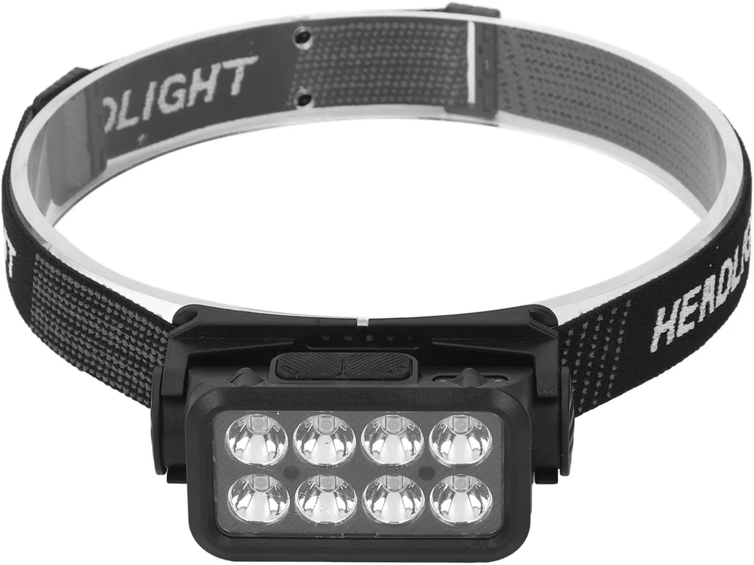OUKENS LED Headlamp, Motion Sensing IPX4 Waterproof 5 Gears Rotatable USB Rechargeable Head Light,Leightweight Headlight Forehead Flashlight for Fishing Hiking