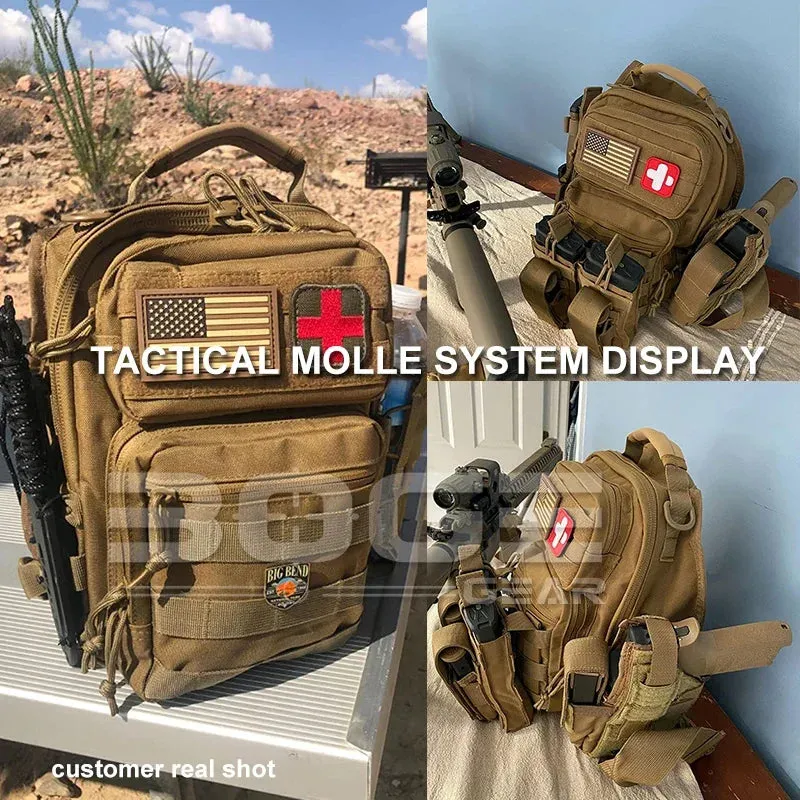 Outdoor Shoulder Bag Rover Sling Pack Small Nylon Backpack