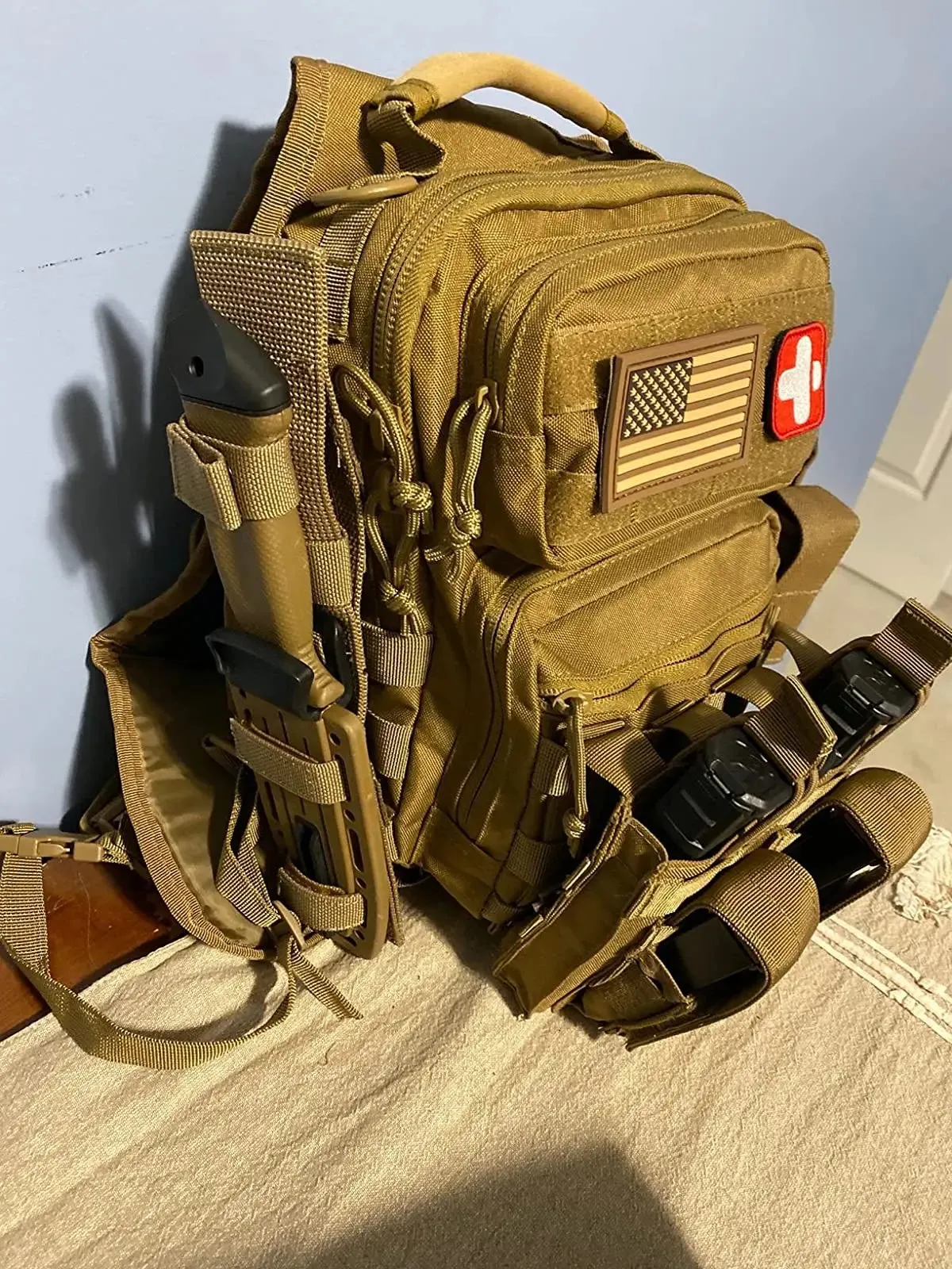 Outdoor Shoulder Bag Rover Sling Pack Small Nylon Backpack