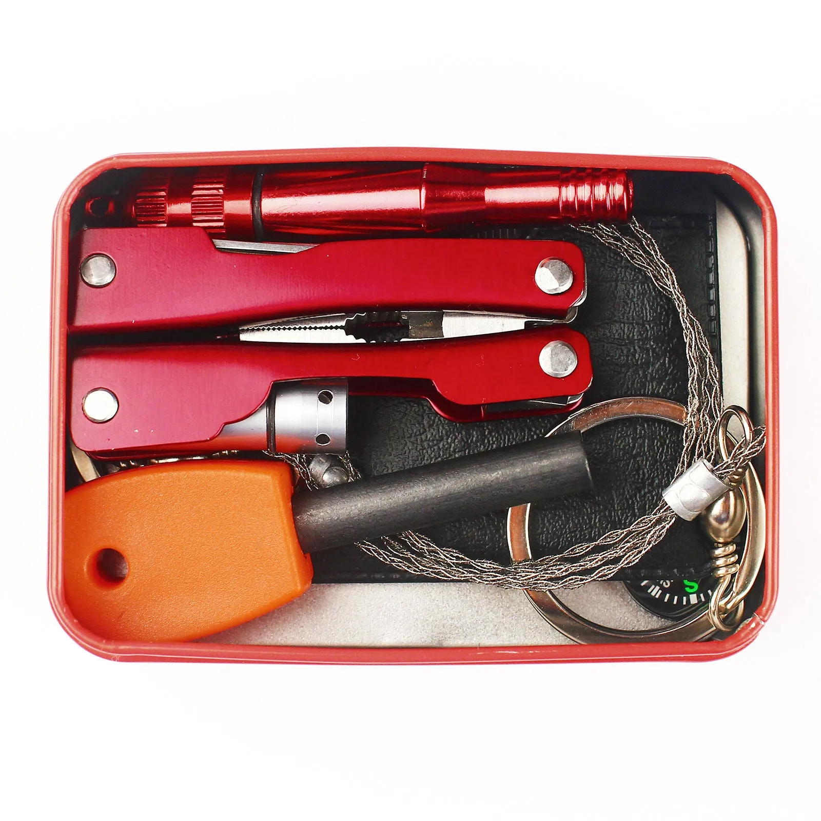 Outdoor Sport Camping Survival Emergency Tool Box Set