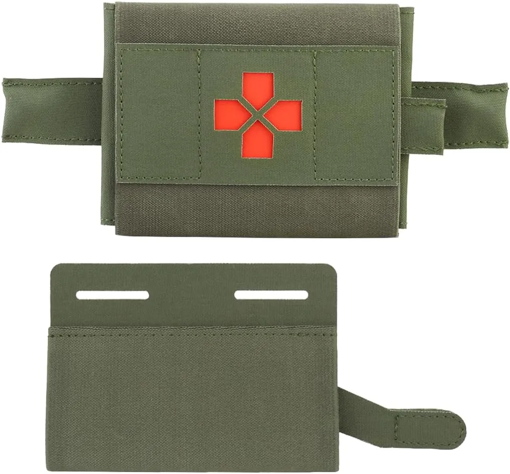 Outdoor Sport Hunting Tactical First Aid Kits,MOLLE IFAK Pouch,Medical Emergency EMT Bag,Quick Release Portable Mini EDC Tool Admin Pouch