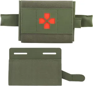 Outdoor Sport Hunting Tactical First Aid Kits,MOLLE IFAK Pouch,Medical Emergency EMT Bag,Quick Release Portable Mini EDC Tool Admin Pouch