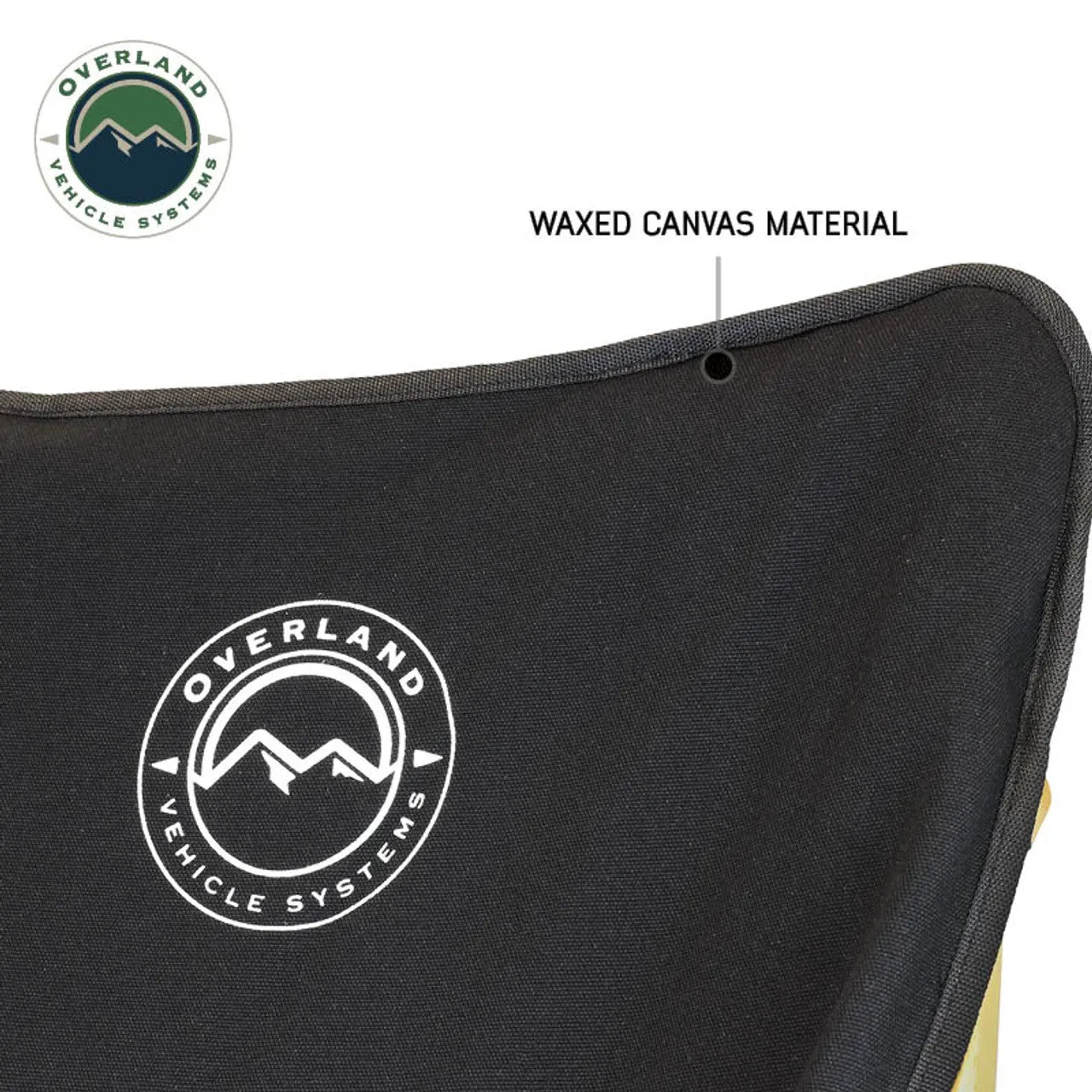 Overland Vehicle Systems Kick It Camp Chair - Wood Base & Storage Bag