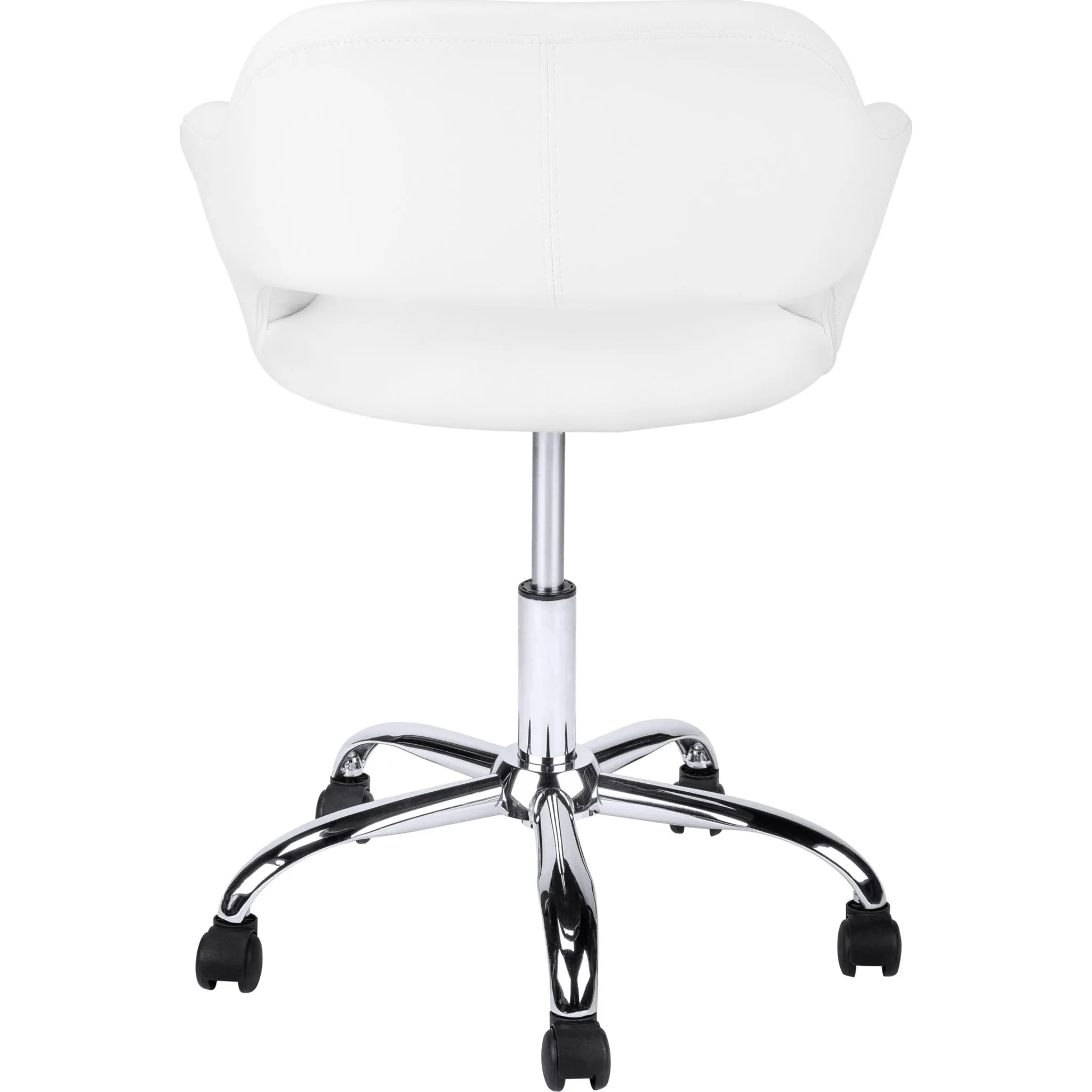 Padded Office Chair - White