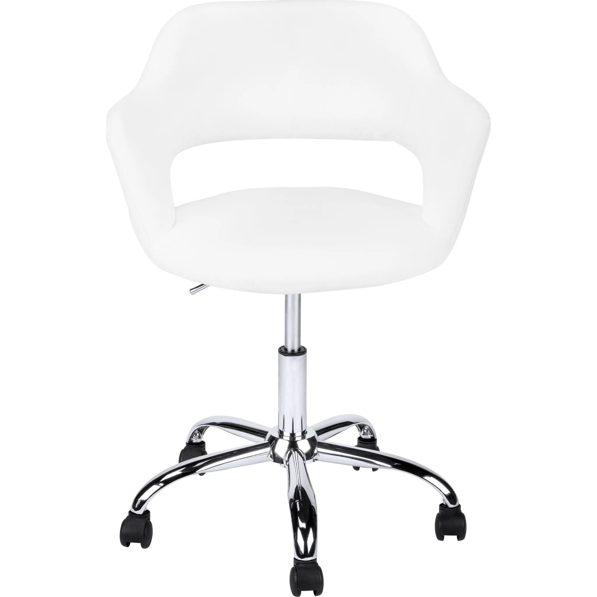 Padded Office Chair - White