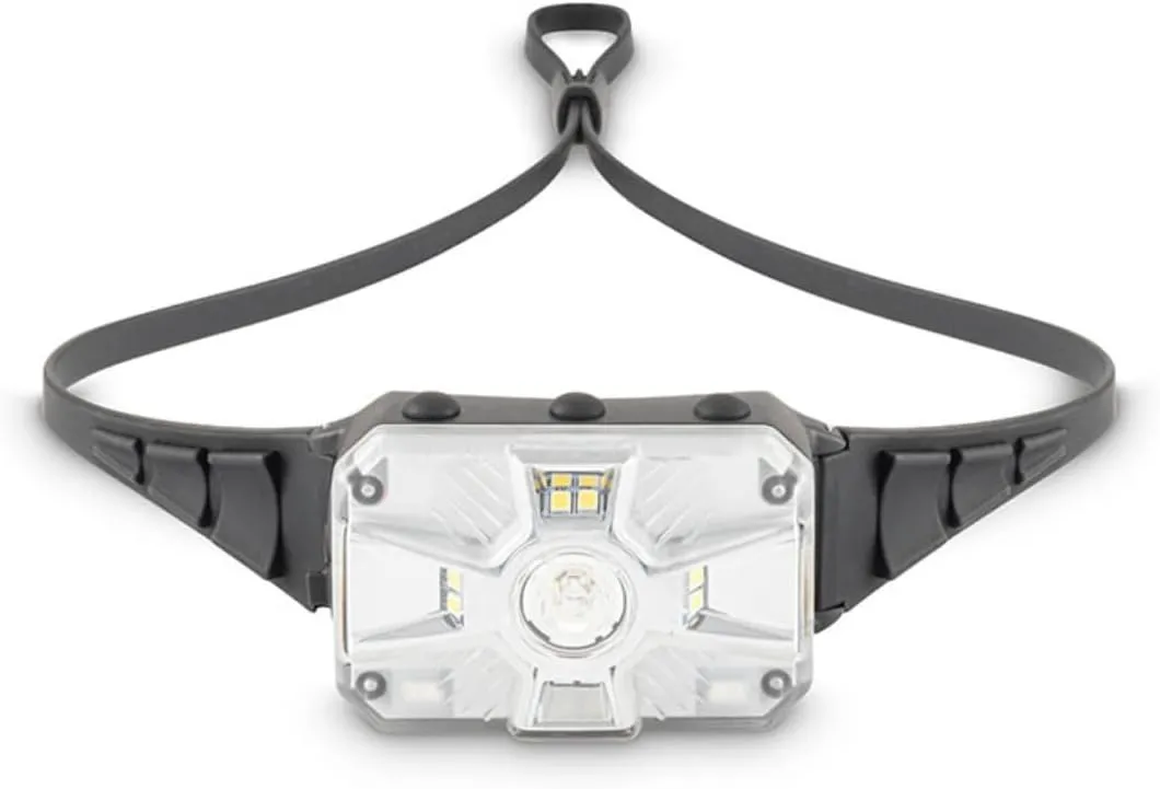 Panther Vision LED Rechargeable Headlamp - Adaptev Headlight Flashlight with Inertial Gyroscope - LED Head Lamp with Ultra Bright Flashlight with Red and Waterproof for Running, Hiking, Camping