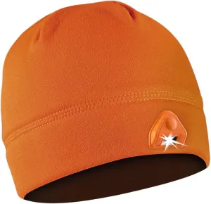 Panther Vision POWERCAP 2.0 Headlamp LED Beanie Cap Ultra-Bright Hands Free LED Lighted Battery Powered Hat – Blaze Orange Fleece (HLB-8957)