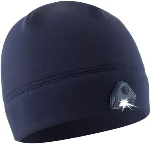 Panther Vision POWERCAP 2.0 Headlamp LED Beanie Cap Ultra-Bright Hands Free LED Lighted Battery Powered Hat – Navy Fleece (HLB-8780)