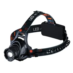 PANYUE Wholesale Bright light 1000 Lumens 2*18650 Rechargeable Battery T6 LED headlamp headlight Head Flashlight Torch Zoomable
