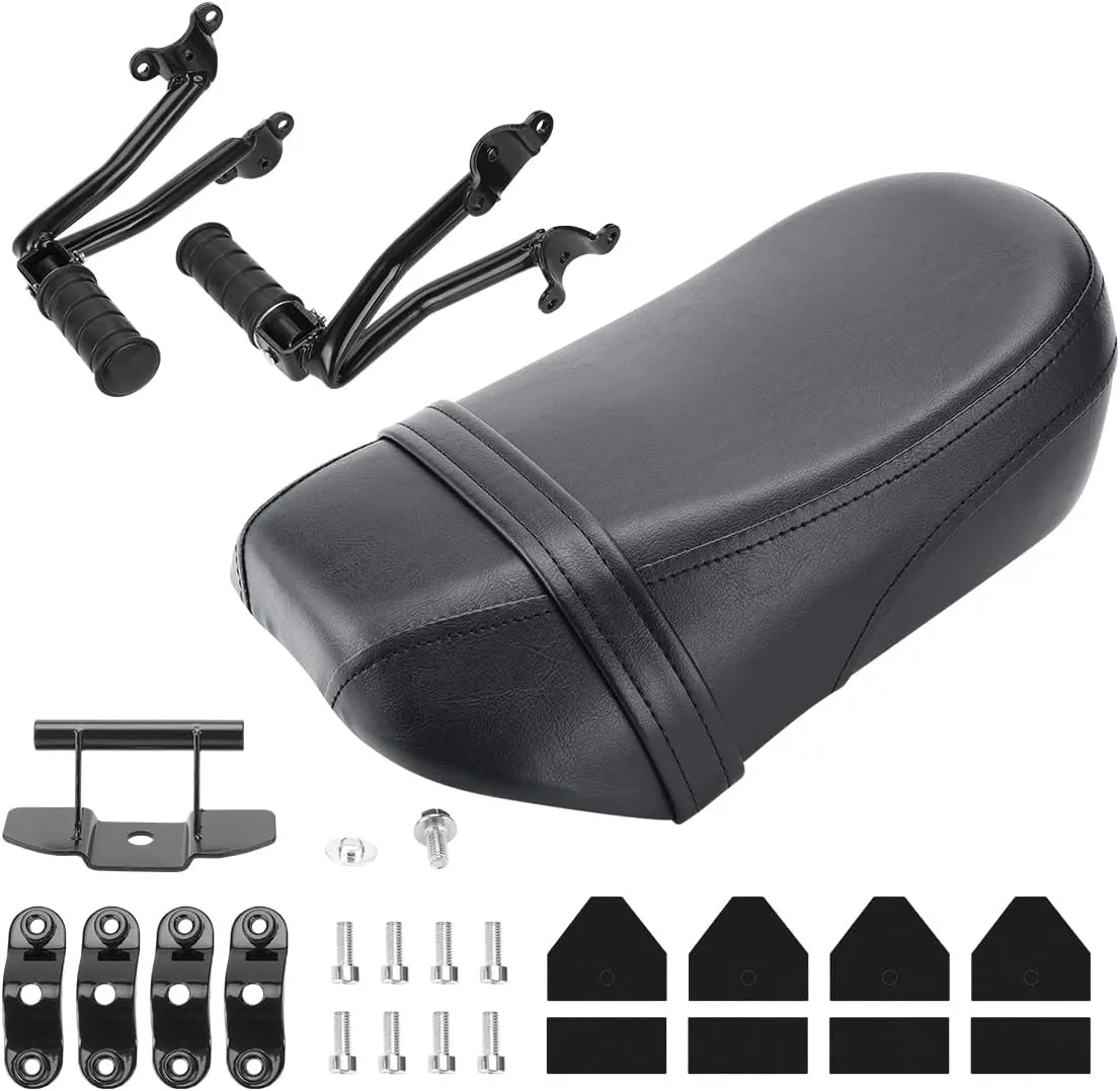 Passenger Seat and Foot Pegs Kit For Kawasaki Vulcan 650 VN650 2015-2023