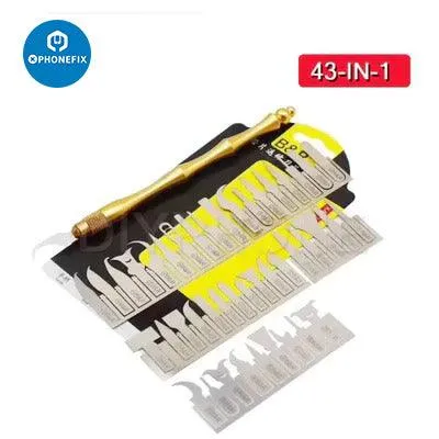 Phone PCB BGA Chip Burin Graver Scraper Cutter Blade Set 43pcs/set