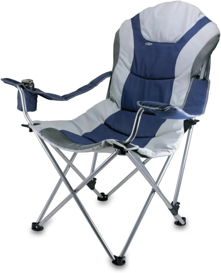 PICNIC TIME NCAA Razorbacks Reclining Camp Chair - Beach Chair for Adults - Sports Chair with Carry Bag