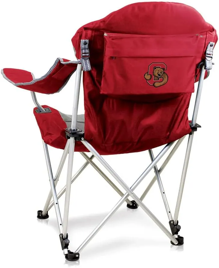 PICNIC TIME NCAA Razorbacks Reclining Camp Chair - Beach Chair for Adults - Sports Chair with Carry Bag