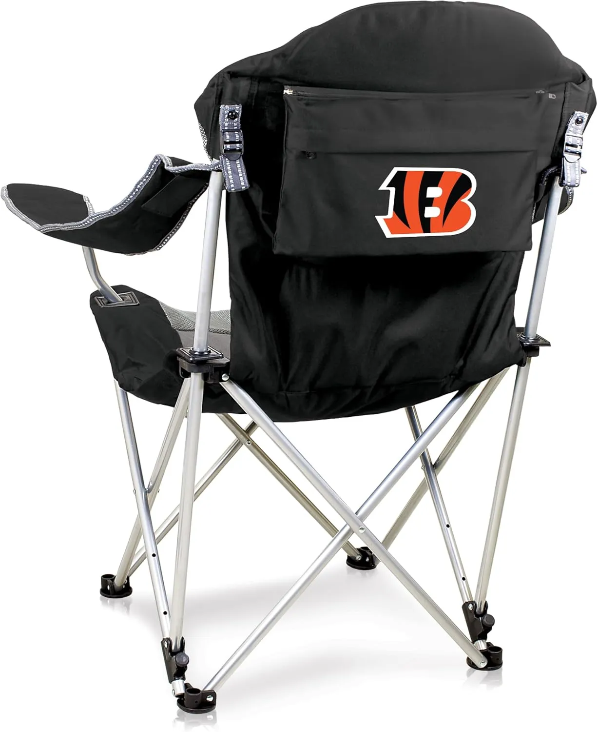 PICNIC TIME NFL Reclining Camp, Beach Adults, Sports Chair with Carry Bag