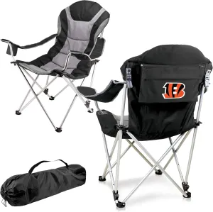 PICNIC TIME NFL Reclining Camp, Beach Adults, Sports Chair with Carry Bag