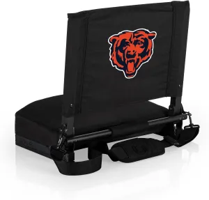 PICNIC TIME NFL Unisex-Adult NFL Gridiron Stadium Seat, Lightweight, Portable Folding Chair for Bleachers and Benches