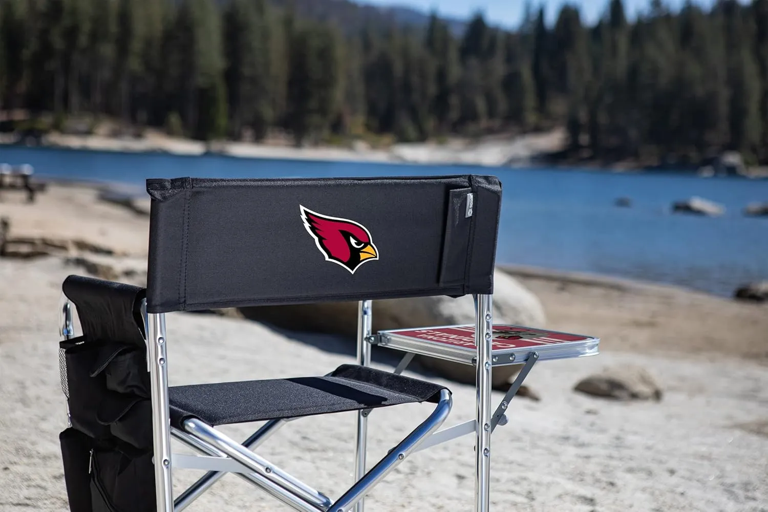 PICNIC TIME NFL Unisex-Adult NFL Sports Chair with Side Table, Beach Chair, Camp Chair for Adults