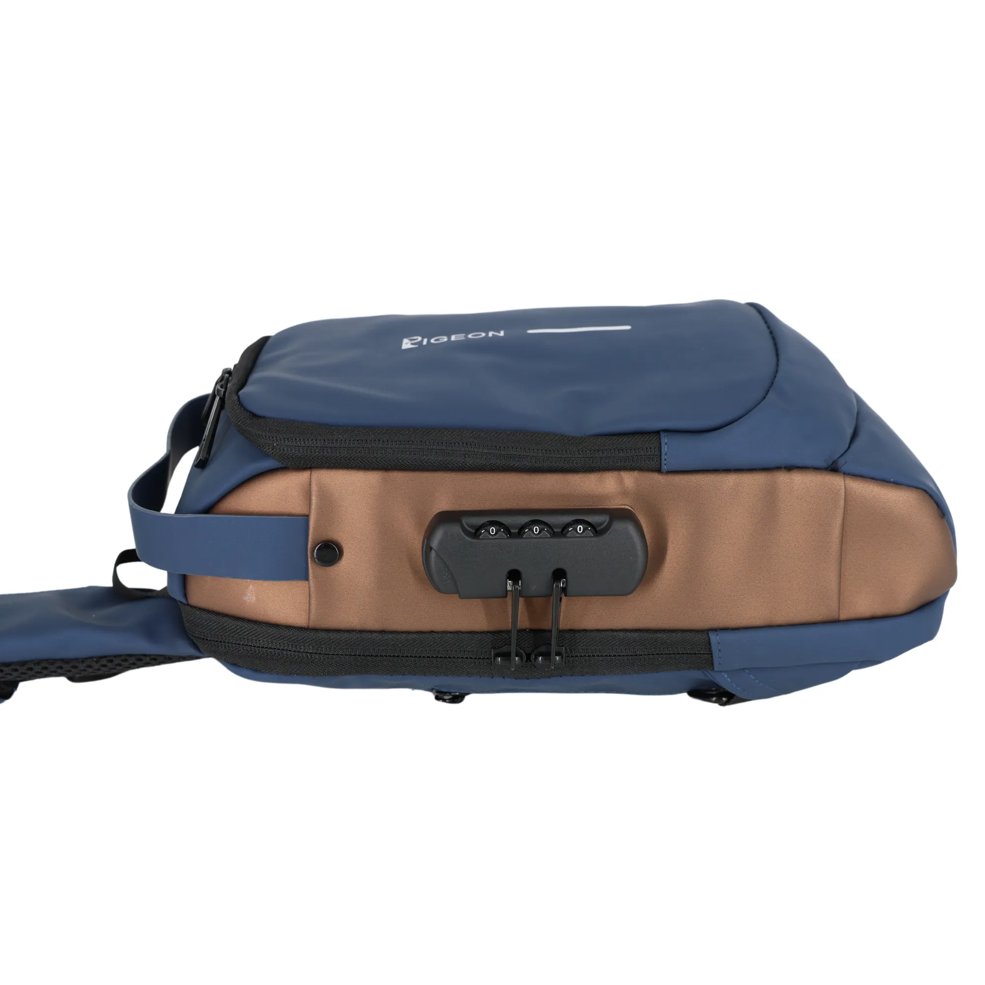PIGEON Anti theft Crossbody Sling bag, Shoulder Backpack, Lightweight with USB charging port