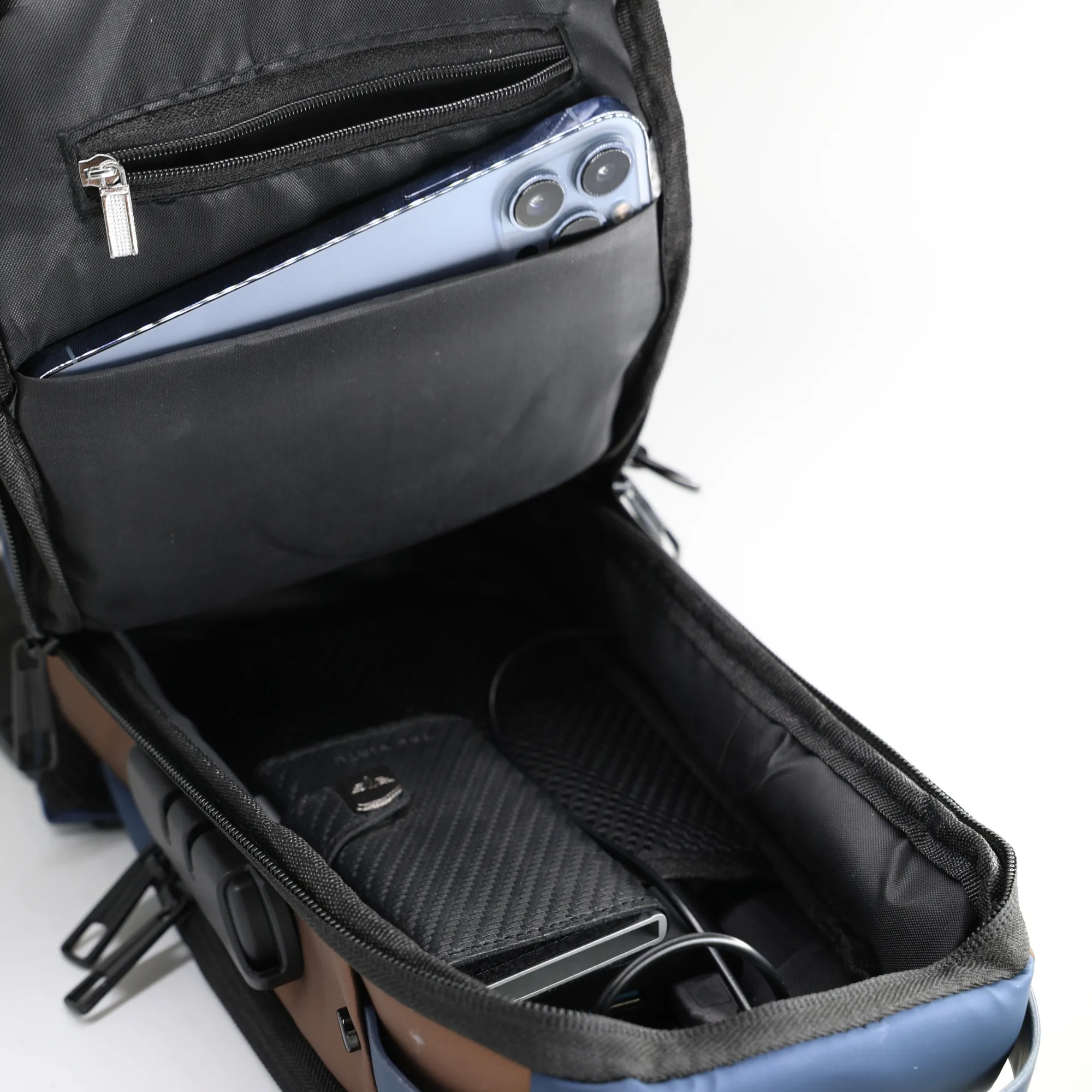 PIGEON Anti theft Crossbody Sling bag, Shoulder Backpack, Lightweight with USB charging port