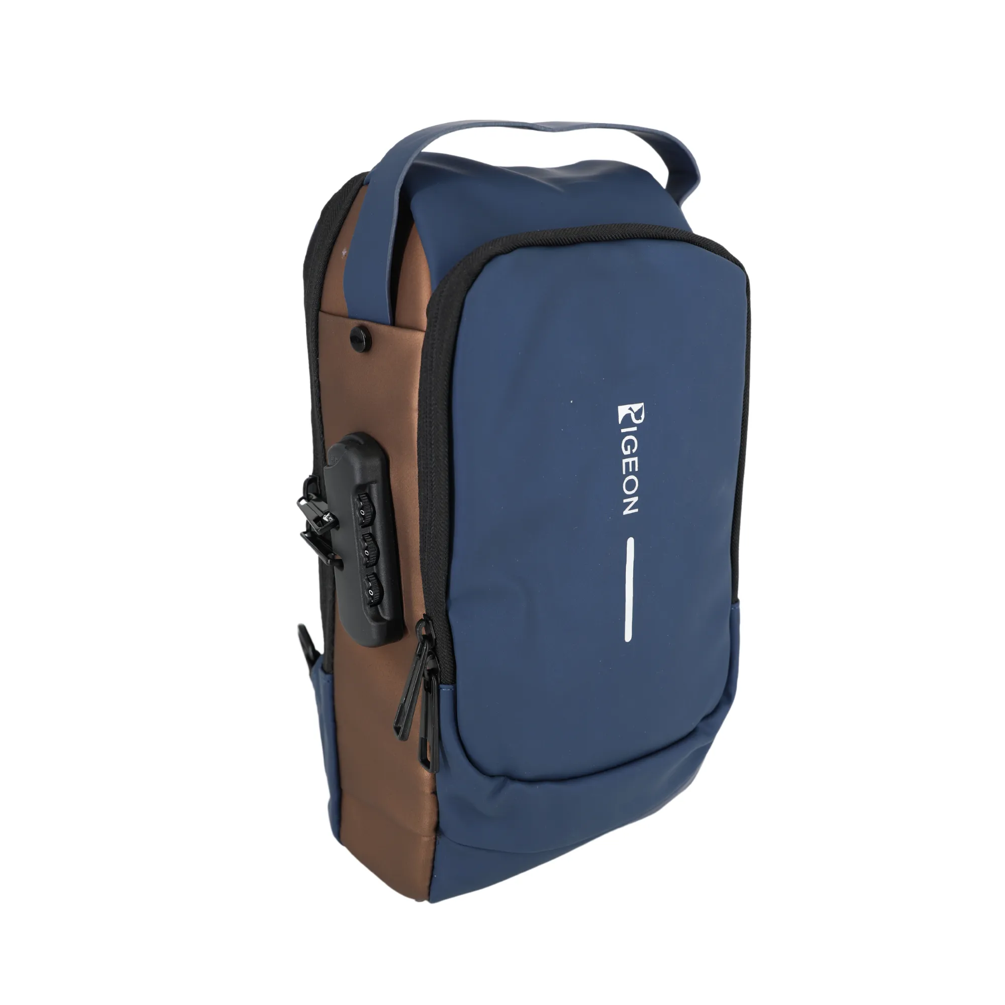 PIGEON Anti theft Crossbody Sling bag, Shoulder Backpack, Lightweight with USB charging port